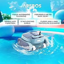 4260627428526_Vollautomatischer Schwimmbadreiniger für Pools Poolroboter mit APP